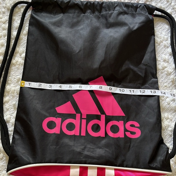 Adidas Sackpack Shocking Pink White Black - Picture 4 of 5
